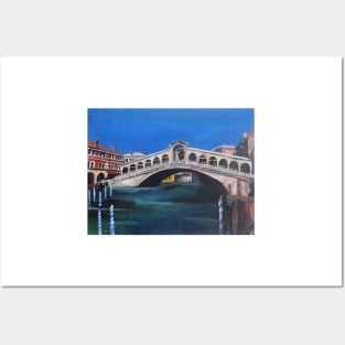 Rialto Bridge, Venice, Italy Posters and Art